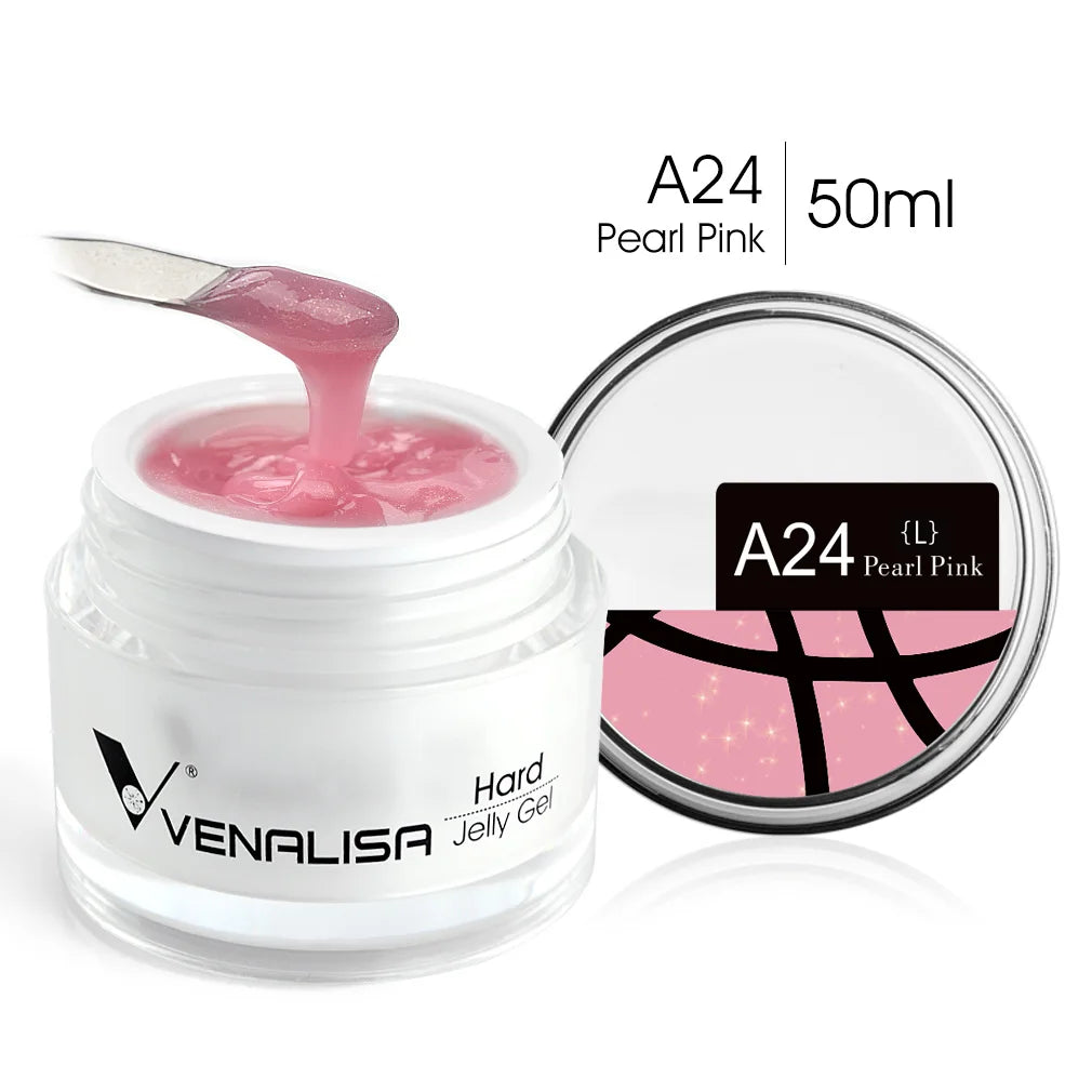50ml Venalisa New Extension UV LED Jelly Gel Soak Off Sculpture Camouflage Poly Nail CANNI Supply Extending Clear Color Nail Gel