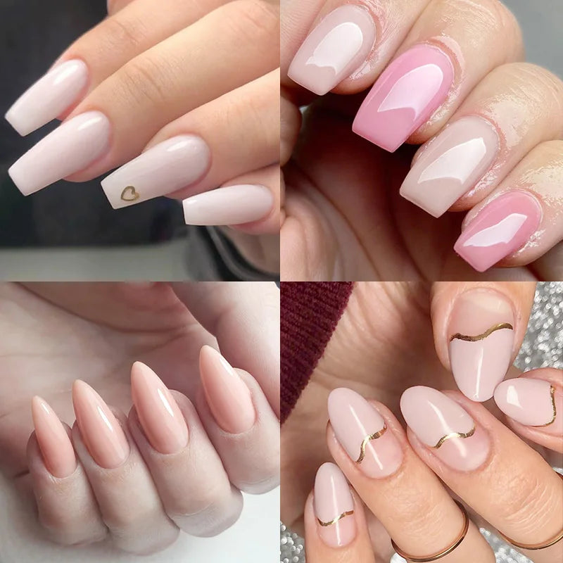 50ml Venalisa New Extension UV LED Jelly Gel Soak Off Sculpture Camouflage Poly Nail CANNI Supply Extending Clear Color Nail Gel