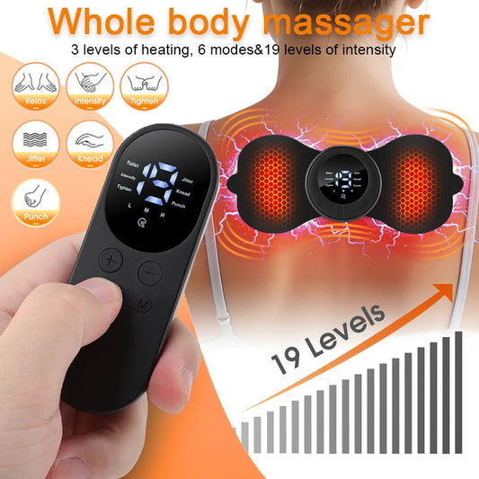 EMS Pulse Body Massager | 6-Speed 19-Gear | Drug-Free Pain Relief