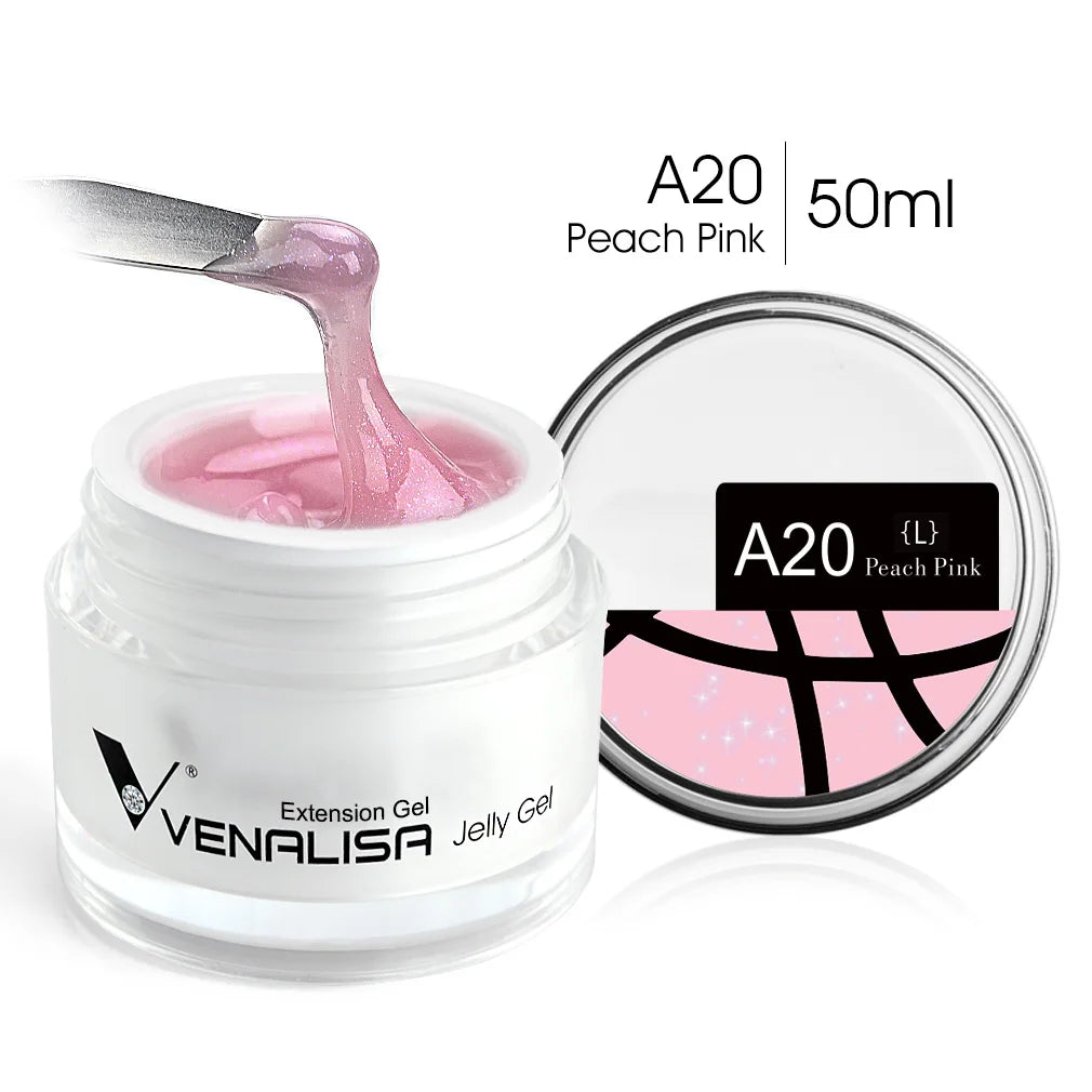 50ml Venalisa New Extension UV LED Jelly Gel Soak Off Sculpture Camouflage Poly Nail CANNI Supply Extending Clear Color Nail Gel