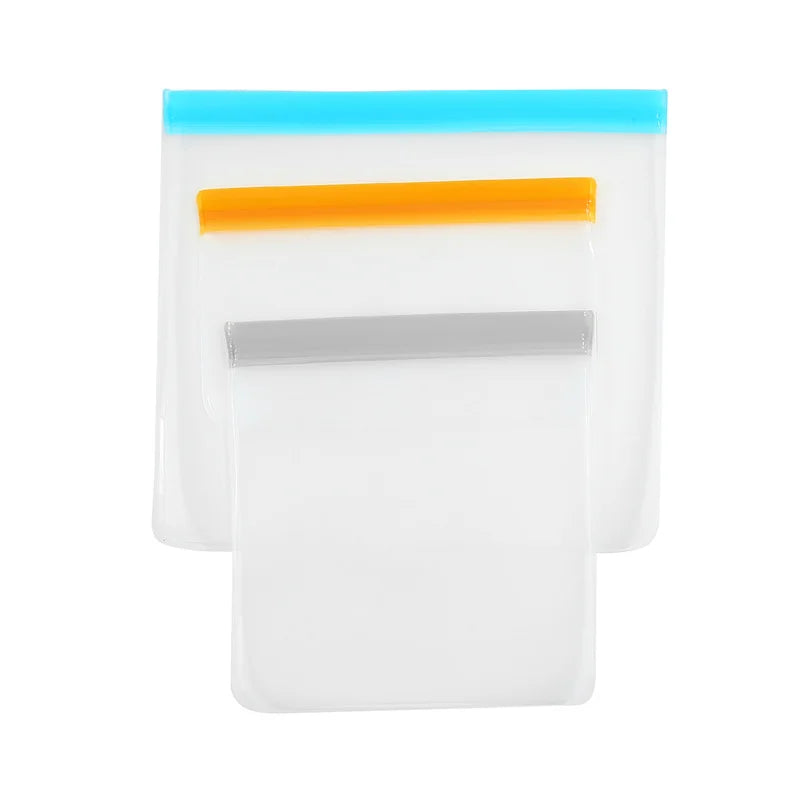 Free Set of 3 Reusable Silicone Food Storage Bags | Just Pay Shipping | Delivered to Jamaica