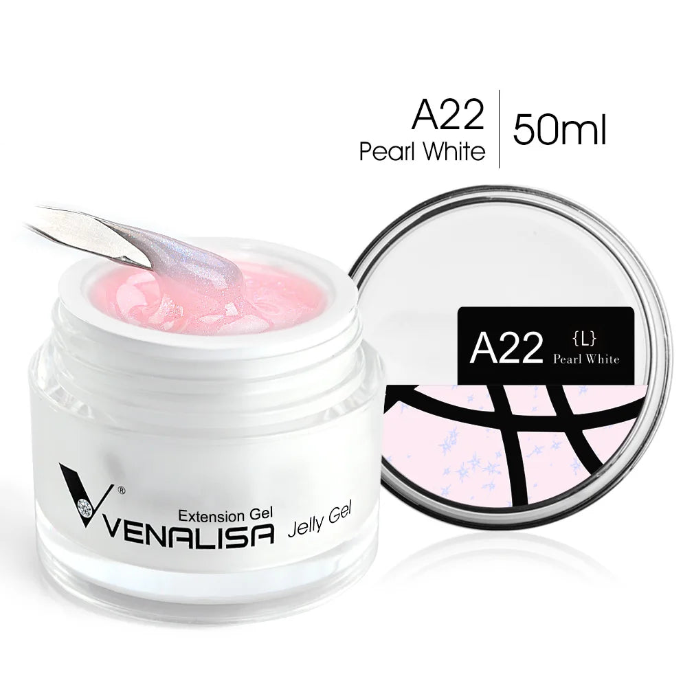 50ml Venalisa New Extension UV LED Jelly Gel Soak Off Sculpture Camouflage Poly Nail CANNI Supply Extending Clear Color Nail Gel