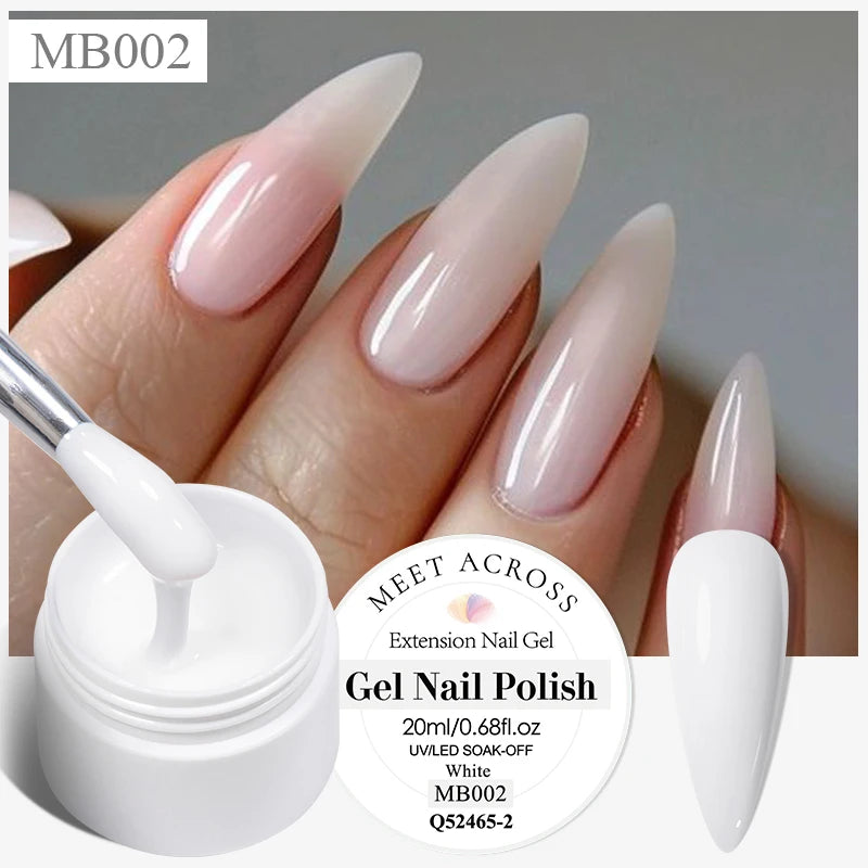 8ml Aurora Extension Gel Nail Polish Blue Pink Purple Acrylic Camouflage Hard Gel Semi Permanent UV Gel For Nails Extension DIY